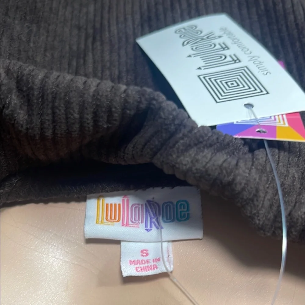 LuLaRoe Berlin Brown Utility Jacket Classic Boxy- Crop Design- Sz S NWTs